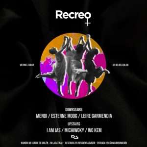 cartel promocionando una fiesta de música electrónica