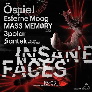 cartel evento insane faces madrid