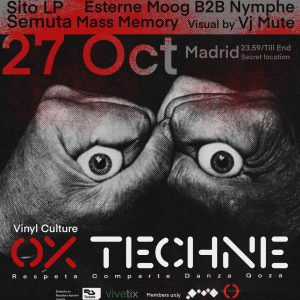 flyer ox techne madrid