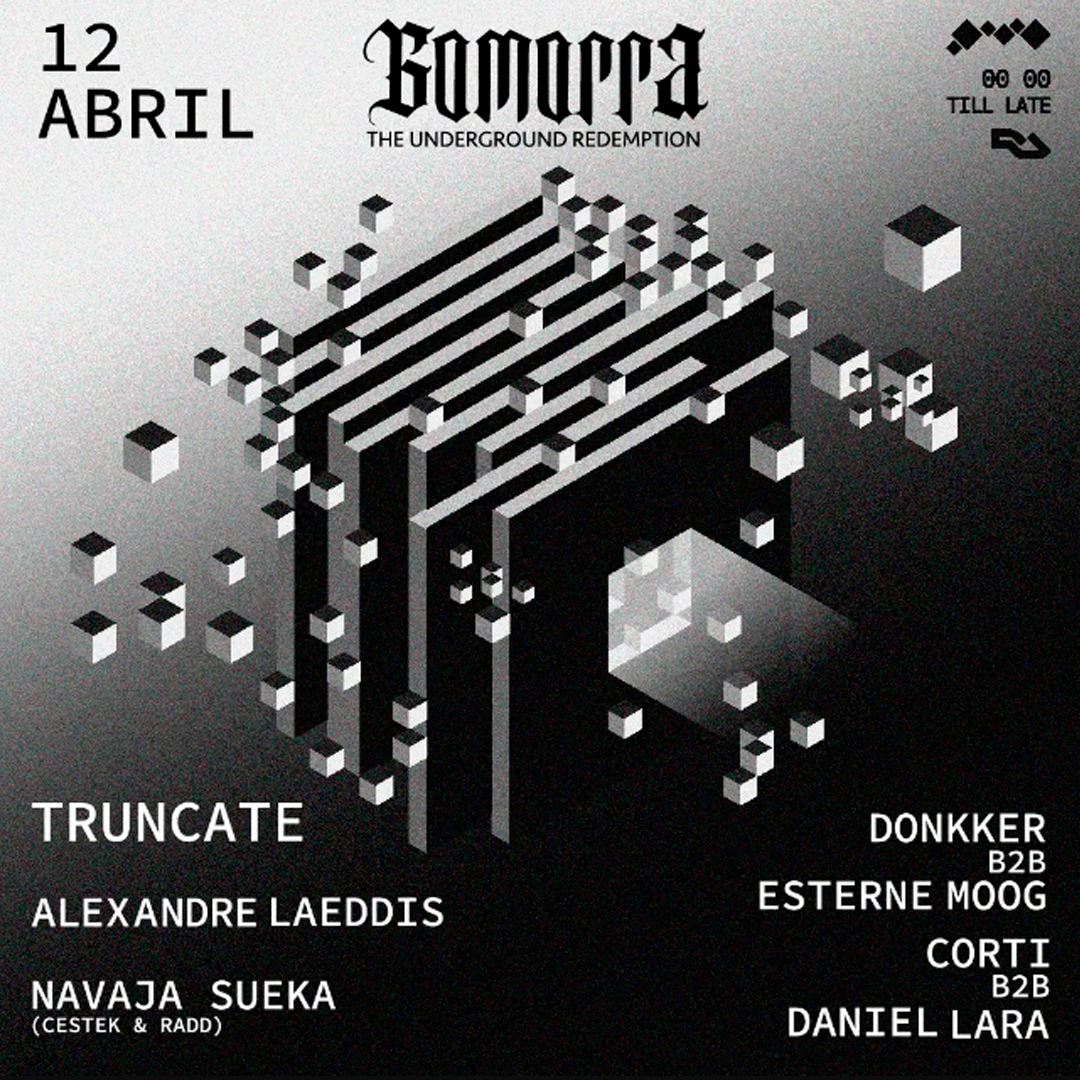 flyer evento truncate