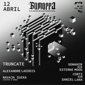 flyer del evento Truncate